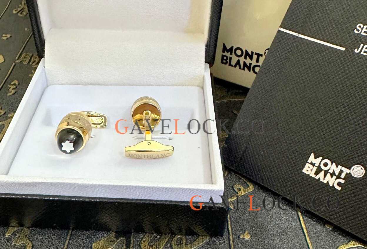 Copy Montblanc StarWalker Cufflinks Yellow Gold - Luxury Cufflinks